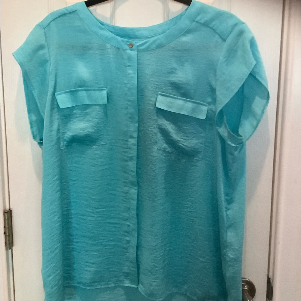 Women's Aqua Blouse